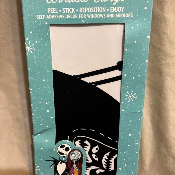 ***Donated**Disney Window cling No Sleep Till Xmas - Nightmare Before Christmas - Picture 3 of 7